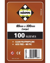 Протектори за карти Kaissa Sleeves 65 x 100 mm (Large) - 100 бр. -1