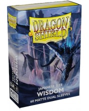 Протектори за карти Dragon Shield Dual Wisdom Sleeves - Small Matte (60 бр.)