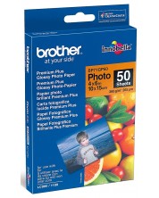 Фотохартия Brother - BP71GP50 Premium Plus Glossy, A6, 50 листа