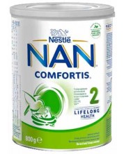 Преходно мляко на прах Nestle Nan - Comfortis 2, опаковка 800g -1