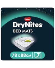 Протектори за легло Huggies Drynites - 78 х 88 cm, 7 броя