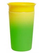 Преходна чаша Munchkin - Miracle 360° Colour Change, 255 ml, жълта
