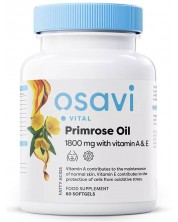 Primrose Oil with Vitamin A & E, 1800 mg, 60 гел капсули, Osavi