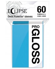 Протектори за карти Ultra Pro - Eclipse Gloss Small Size, Sky Blue (60 бр.)