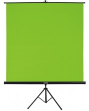 Проекторен екран Hama - 21571, 180x180cm, зелен -1
