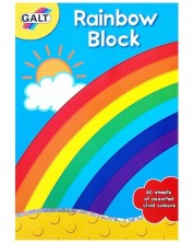 Блокче с цветни хартии Galt – Дъга -1