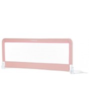 Предпазна преграда за легло Coco - 150 x 42 x 55 cm, розова -1