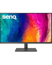 Професионален монитор BenQ - PD3205U, 32", 4K, swivel, IPS, сив