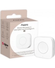 Превключвател за смарт аксесоари Aqara - Wireless Mini Switch T1, бяло -1