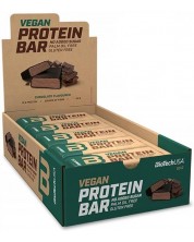 Vegan Protein Bar, шоколад, 20 броя, BioTech USA
