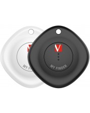 Проследяващо устройство Verbatim - My Finder Bluetooth, 2 бр., черно/бяло -1