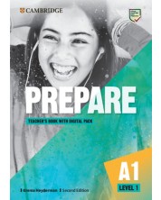 Prepare! Level 1 Teacher's Book with Digital Level 1 (2nd edition) / Английски език - ниво 1: Книга за учителя с онлайн достъп -1