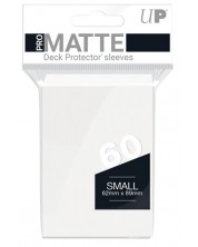 Протектори за карти Ultra Pro - PRO-Matte Small Size, White (60 бр.)