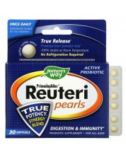 Primadophilus Reuteri pearls, 13 mg, 30 капсули, Nature’s Way -1