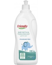 Препарат за ръчно измиване Friendly Organic - За бебешки съдове, 750 ml -1
