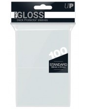 Протектори за карти Ultra Pro - PRO-Gloss Standard Size, Clear (100 бр.) -1