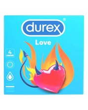 Love Презервативи, 4 броя, Durex