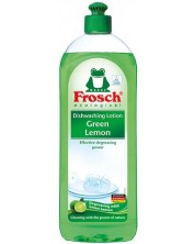 Препарат за миене на съдове Frosch - Зелен лимон, 750 ml -1
