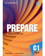 Prepare! Level 8 Workbook with Digital Pack (2nd edition) / Английски език - ниво 8: Учебна тетрадка с код
