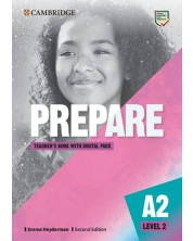 Prepare! Level 2 Teacher's Book with Digital (2nd edition) / Английски език - ниво 2: Книга за учителя с онлайн достъп