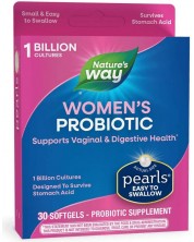 Women's Probiotic Pearls, 30 меки капсули, Nature's Way -1