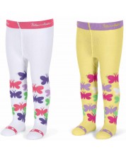 Промо пакет чорапогащници Sterntaler - 2 броя, за момичета, 74 cm, 6-7 месеца -1