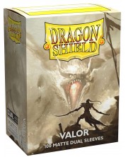 Протектори за карти Dragon Shield Dual Valor Sleeves - Matte (100 бр.) -1
