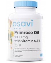 Primrose Oil with Vitamin A & E, 1800 mg, 180 гел капсули, Osavi -1