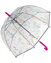 Прозрачен чадър Gabol Fiori - 82 cm