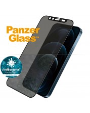 Стъклен протектор PanzerGlass - Privacy AntiBact CamSlide, iPhone 12 Pro Max