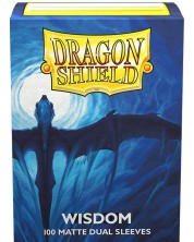 Протектори за карти Dragon Shield Dual Wisdom Sleeves - Matte (100 бр.)