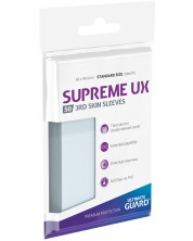 Протектори за карти Ultimate Guard Supreme UX 3rd Skin Sleeves Standard Size, прозрачни (50 бр.) -1