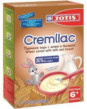 Пшенична каша Jotis - Cremilac, с мляко и бисквити, 200 g
