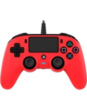 Контролер Nacon за PS4  - Wired Compact, червен