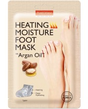 Purederm Маска за крака Heating Moisture Argan Oil, 1 чифт -1