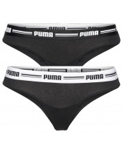 Комплект дамски бикини Puma - Hang, 2 броя, черни -1