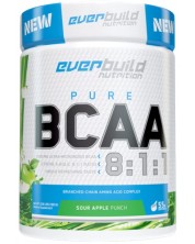 Pure BCAA 8:1:1, ябълков пунш, 300 g, Everbuild -1