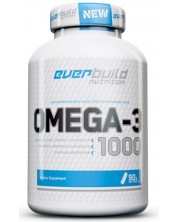 Pure Omega-3 1000, 1000 mg, 90 капсули, Everbuild -1