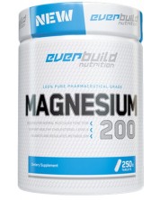 Pure Magnesium 200, 200 mg, 250 таблетки, Everbuild