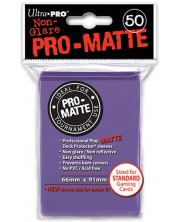Ultra Pro Card Protector Pack - Standard Size - Лилави, матови -1