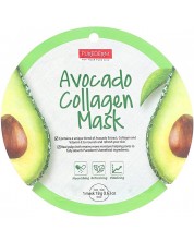 Purederm Лист маска за лице Avocado Collagen, 18 ml