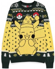 Пуловер Difuzed Games: Pokemon - Christmas Jumper Pikachu -1