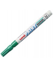 Перманентен маркер Uniball на маслена основа – Зелен -1