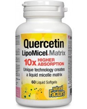 Quercetin LipoMicel Matrix, 250 mg, 60 софтгел капсули, Natural Factors -1