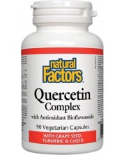 Quercetin Complex, 90 капсули, Natural Factors -1