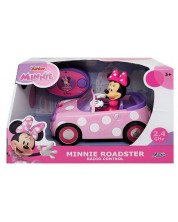 Радиоуправляема кола Jada Toys Disney - Мини Маус, с фигурка