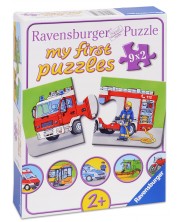 Пъзели Ravensburger 9 х 2 части - Аварийни машини