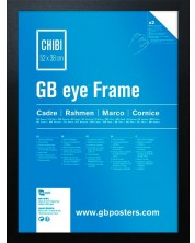 Рамка за мини плакат GB eye - 52 x 38 cm, черна
