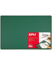 Разграфена подложка за рязане APLI - Зелена, 450 х 300 х 2 mm (А3) -1
