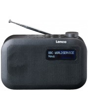 Радио Lenco - PDR-016BK, черно -1
